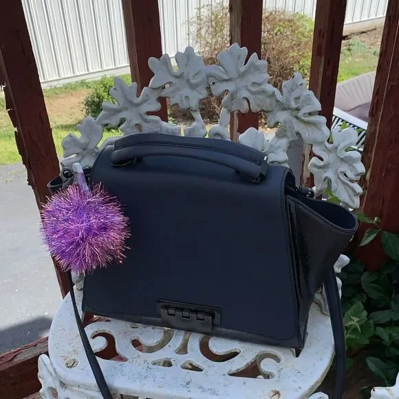 (1) Holographic Tinsel Pom Pom Purse Accessory - Picture 1 of 8